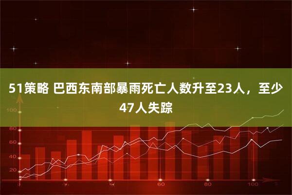 51策略 巴西东南部暴雨死亡人数升至23人，至少47人失踪